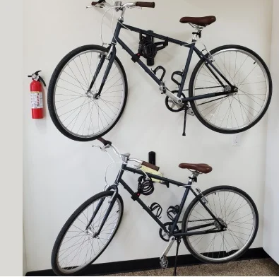 Hybrid bikes for rent at Elk Ridge Estate, a Jackson Hole luxury home rental.